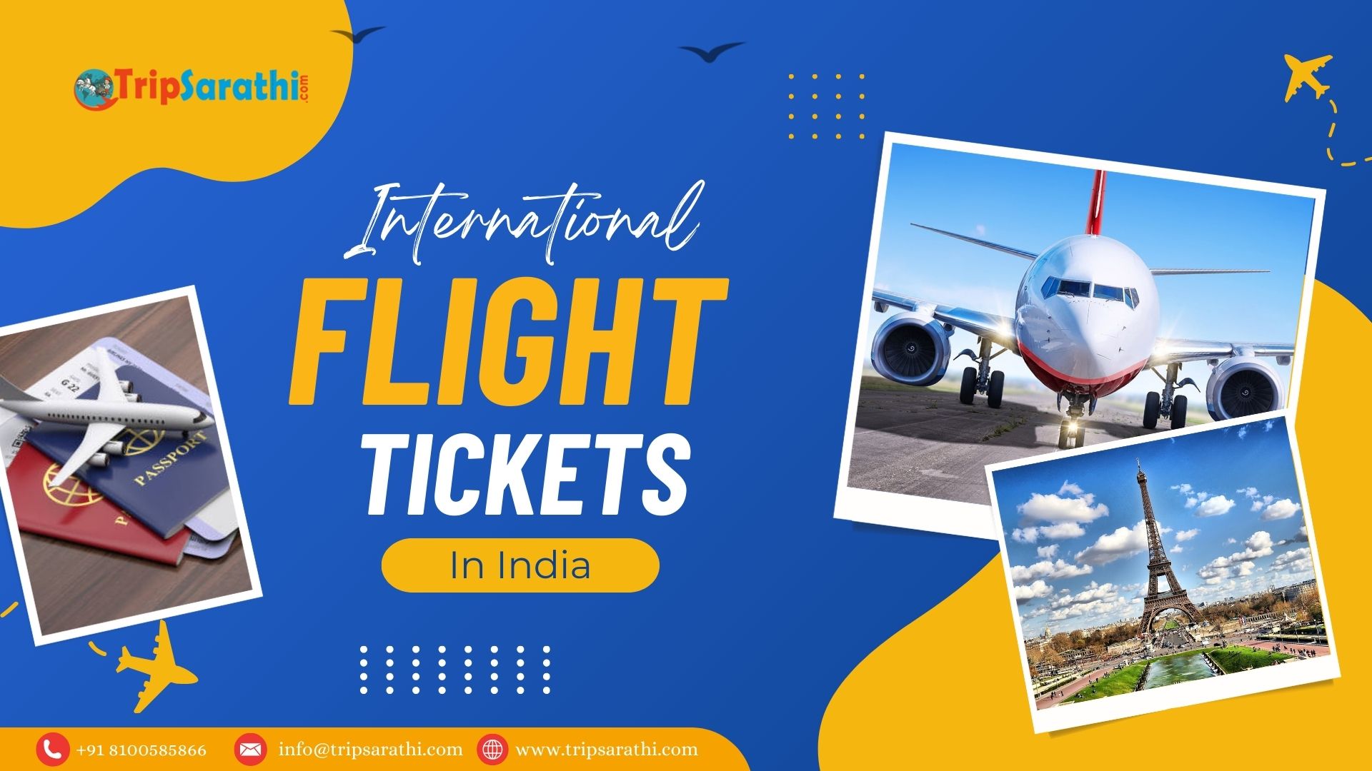 Online Flight Tickets Booking | Tripsarathi